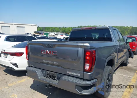 2021 GMC Sierra 1500 2Wd Short Box Elevation from USA, damaged, VIN 3GTP8CEK1MG398906